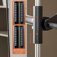 Máquina Smith Multifuncional de Acero Inoxidable de Alta Resistencia para Gimnasio Comercial LC JP04, Equipo de Entrenamiento de Fuerza