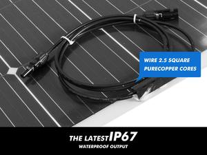 Kits de panneaux semi-solaires flexibles <span class=keywords><strong>avec</strong></span> contrôleur 10a, <span class=keywords><strong>batterie</strong></span> de charge <span class=keywords><strong>solaire</strong></span> de voiture électrique <span class=keywords><strong>solaire</strong></span> <span class=keywords><strong>200w</strong></span> 250w 300w - Product Image 6