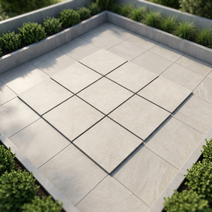 60x60x20mm Hotel Kitchen Non Slip Monolith Crema R11 Rectified Porcelain Heavy Duty Outdoor Parking Tiles - Product Image 6