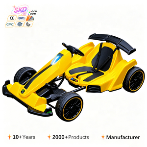 Kart électrique pour enfants avec télécommande 2.4G, batterie 12V 7Ah, vitesses haute/basse, port USB, roues silencieuses en PVC, pour l'extérieur - Product Image 1