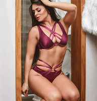 Luxe Satin Tissu Pole Dance Body Creux Taille Haute Danse Porter Formation Ballet Vêtements pour Femmes Sexy