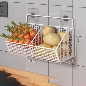 Cesto di conservazione di verdure in metallo all'ingrosso, - Product Image 3