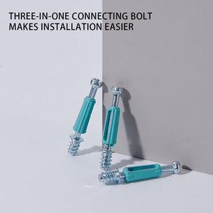 Jinrongda đồ nội thất phụ kiện minifix cam và chốt vít Bộ Cam khóa kết nối Bolt kết nối cho tủ - Product Image 3