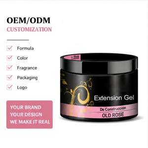 Gel Costruttore Unghie Personalizzato con Logo Privato in Vasetto, Senza HEMA e TPO, Gel per Estensione Unghie Stile Francese Designer - Product Image 3