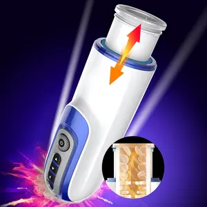 Masturbateur à succion automatique Coupe de masturbation pour hommes Vagin Oral Jouets à lécher la chatte Coupe d'avion Vibrateur masculin Jouets sexuels pour hommes