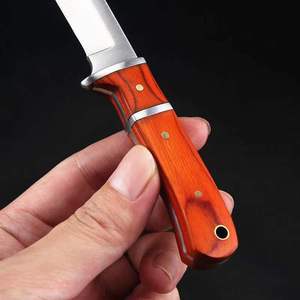 Cuchillo mongol para cortar carne, cuchillo de mango afilado, cuchillo de tracción manual, cuchillo portátil para cortar carne para pícnic al aire libre, cuchillo artesanal para carne de cordero - Product Image 3