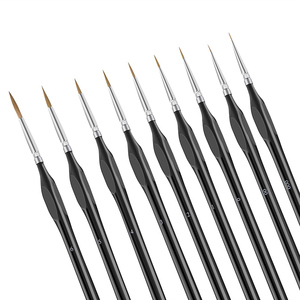 Pinceaux de précision BOMEIJIA pour peinture fine, kit de pinceaux miniatures pour peinture acrylique, aquarelle, huile, <span class=keywords><strong>visage</strong></span>, ongles, modèles réduits. - Product Image 2