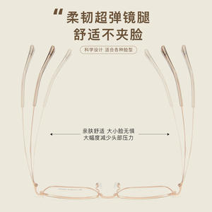 Montures de lunettes ovales en alliage Danyang, monture complète, verres en acrylique, antidérapantes, unisexes 34904 - Product Image 1