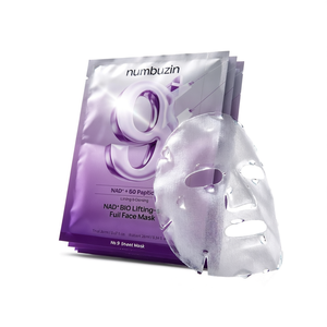 Mascarilla Facial Numbuzin No.9 con NAD+ Bio Lifting, Tratamiento Reafirmante Antienvejecimiento para Suavizar Arrugas y Revitalizar la Piel - Product Image 2
