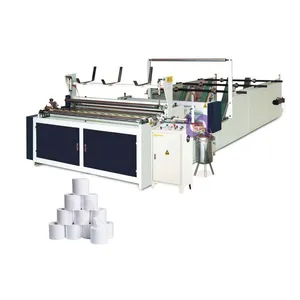 Makineleri başlangıç küçük iş kağıt mendil banyo ürünleri rulo rulo kağıt geriye sarma makinası
