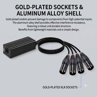 Ağır Hizmet Tipi 4 Kanallı XLR - Ethernet Kablolu Ekranlı XLR Ses Ağ Genişletici, Canlı Etkinlik Yayını ve Profesyonel Ses Sistemleri için
