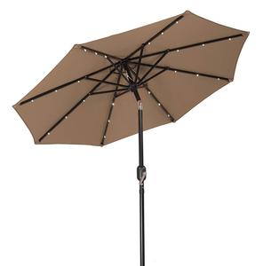 <span class=keywords><strong>Parasol</strong></span> extérieur de 7 pieds avec lumières LED solaires TAN - Product Image 1