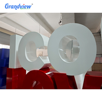 Grandes lettres lumineuses LED géantes pour enseignes de magasin, panneaux publicitaires lumineux sans fin, lettres lumineuses pour enseignes d'entreprise, logo de magasin