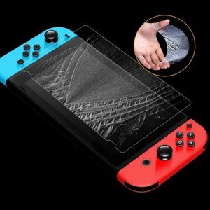Vente flash - Protection d'écran en verre trempé transparent HD 9H 2.5D pour Nintendo Switch OLED Lite Switch - Product Image 6
