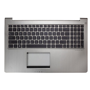 Ux51vz UI máy tính xách tay bezel bàn phím cho U500 u500v <span class=keywords><strong>ux51</strong></span> u500vz ux51vz bx51vz máy tính xách tay trường hợp palmrest trên trường hợp màu bạc - Product Image 1
