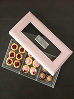 Boîtes à bonbons de mariage personnalisées faites à la main, boîte cadeau transparente en PET, boîte à bonbons vide en acrylique et cuir pour la Saint-Valentin