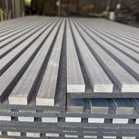 Panneaux muraux décoratifs en bois à prix compétitif, insonorisants, panneaux acoustiques en lattes de bois pour intérieur