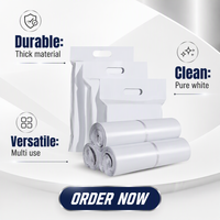 En gros, enveloppes d'expédition en polyéthylène imperméables et recyclables, 18x26 20x25 microns, tailles personnalisables OEM, pour l'expédition de vêtements professionnels