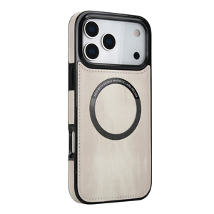 <span class=keywords><strong>Coque</strong></span> de téléphone en cuir magnétique pour Iphone 17 Pro Max 16 Pro Advanced Sense Retro PU Leather Phone Back Cover Shell - Product Image 1