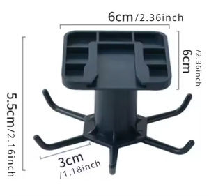 Home Bathroom Storage Swivel <strong>Hook</strong> Plastic Suction Cup 360 Degree Rotating Folding Heavy Duty Adhesive <strong>Wall</strong> <strong>Hooks</strong> - Product Image 3