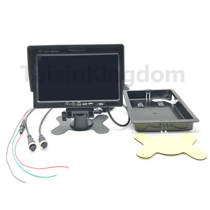 7 pollici ad alta definizione aircraft carrier Trigger MDVR monitor Aviation Female 12V 24V display LCD factory