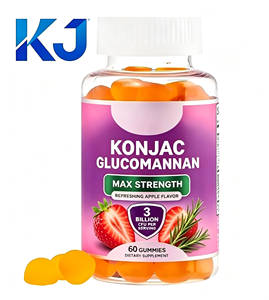 Gummies de Glucomannane de Konjac 60 unités |   Saveur Pomme Force Maximale avec 3 Milliards de UFC pour le Bien-être Quotidien - Product Image 1