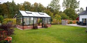 Kit de véranda moderne Fuxing en alliage d'aluminium avec toit en verre double vitrage trempé, alimentation solaire, pour cour facilement aménageable - Product Image 3