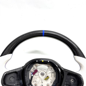 Volante de cuero de fibra de carbono personalizable para BMW LCI modelos compatibles G20 G80 G21 G81 G22 G30 G31 G32 G11 G12 G14 <span class=keywords><strong>G15</strong></span> - Product Image 5