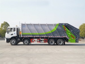 รถบรรทุกอัดขยะขนาดใหญ่ Dongfeng 8X4 ราคาคุ้มค่า สำหรับฝังกลบขยะและกำจัดขยะแข็งจำนวนมาก - Product Image 4