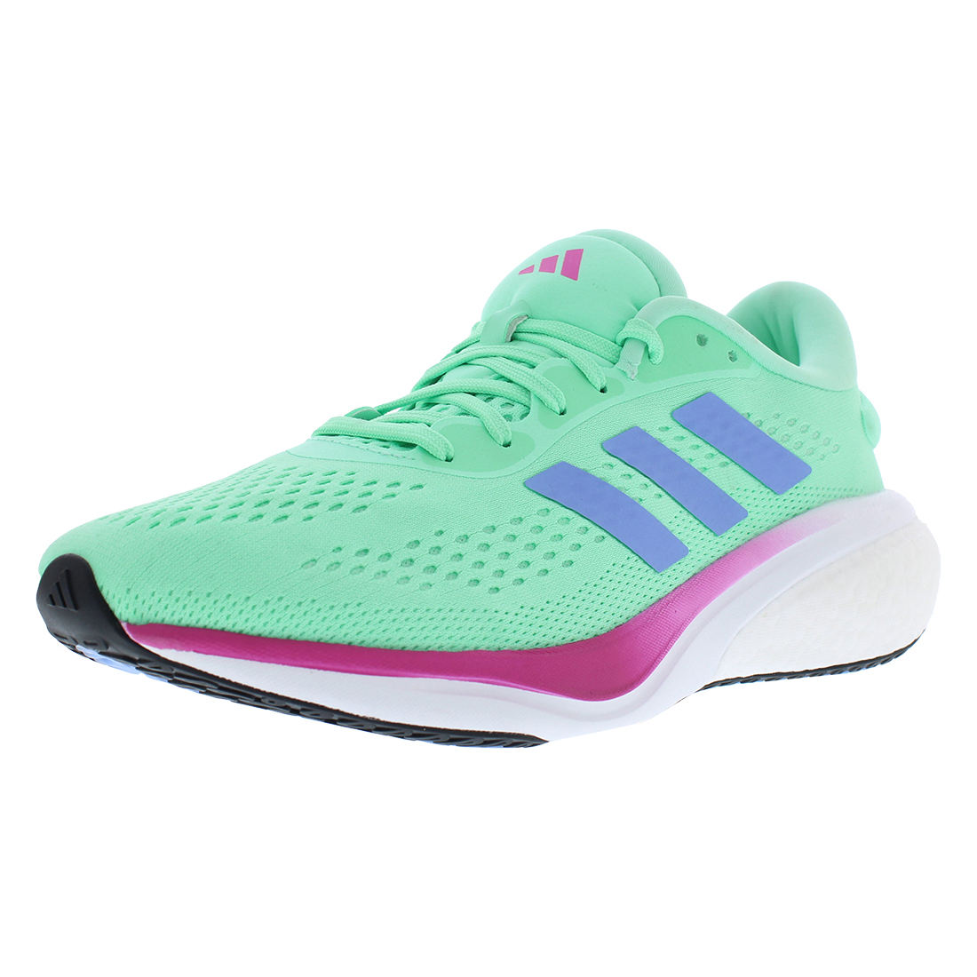 For Adidas Women's Supernova Running Shoes Size Pulse Mint/Blue  Fusion/Lucid Fuchsia Color