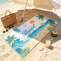 Wholesale Custom Logo Design Comfortable Soft Skin Friendly Beach Towel Bath Soft Camping Swimming Pool Beach Towel