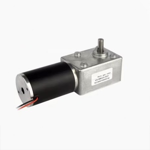 5882-50ZY 12V 24V 220KG DC <b>Worm</b> Geared Motor 1.5-296RPM Reversible Adjustable Speed With Self Lock for Electric Curtains - Product Image 1