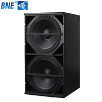 Subwoofer X218 à double haut-parleur de graves de 18 pouces, super basses fréquences pour DJ, haut-parleur de basses pour KTV, club, système audio haute puissance, enceinte