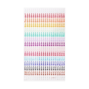 DIY arc-en-ciel visage gemme autocollants Art décoration auto-adhésif étanche autocollant visage <span class=keywords><strong>tatouage</strong></span> oeil strass accessoires - Product Image 2