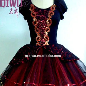 2017 Mới Dành Cho Người Lớn Chuyên Nghiệp Trang Phục Múa Ba-lê Tutu Tutu Váy Đen Tutu Dress Dành Cho Người Lớn Ba Lê-018