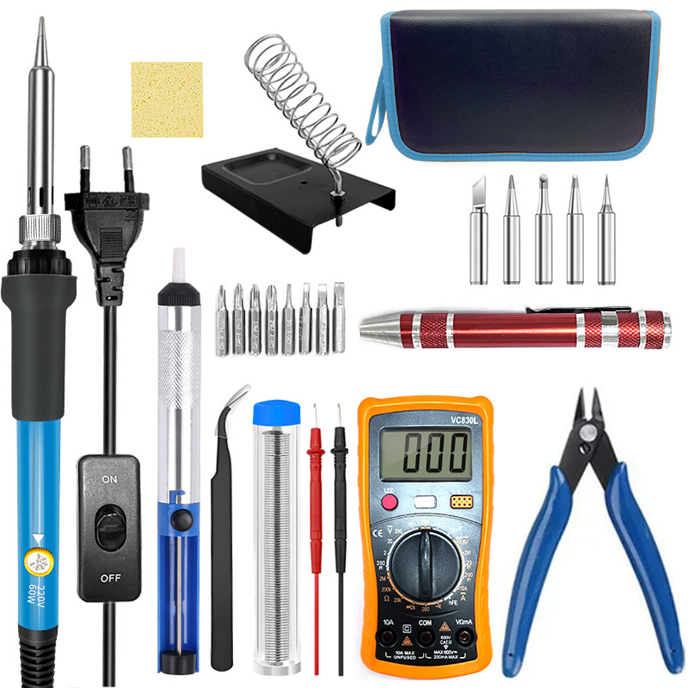 Soldering Iron Kit 60W Adjustable