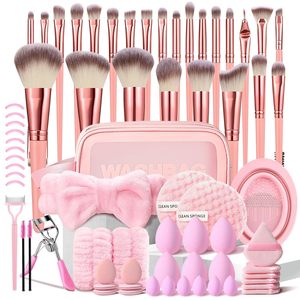 Ensemble de pinceaux de <span class=keywords><strong>maquillage</strong></span> professionnels 20/40/42/56 pièces, pinceaux en nylon avec manches en plastique, design multi-formes et option de logo personnalisé - Product Image 2