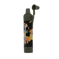 Filtre à eau portable pour filtration d'urgence 1mm équipement de survie en plastique pour randonnée Camping escalade paille extérieure