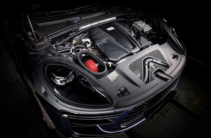 18-Sistema de admisión de fibra de carbono seco real para mejorar la velocidad de conducción para <span class=keywords><strong>Porsche</strong></span> para tubos de admisión de aire del motor <span class=keywords><strong>Macan</strong></span> S 3,0 T GTR - Product Image 4