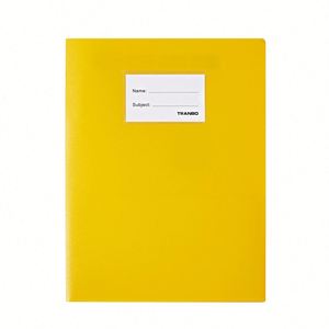 Dossier de rangement élégant pour examens et certificats en PP, toutes tailles standard, pour bureau et rapports, couleur pastel - Product Image 1