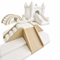 Ensemble de jeux souples modulaires personnalisés de formes variées pour enfants, idéal pour la location événementielle et les aires de jeux intérieures