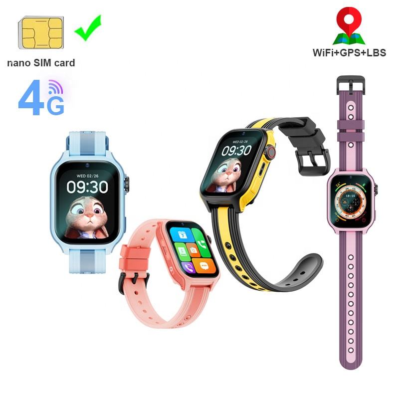 K36 Kids Waterproof Smart Watch With Real Time Tracking for Kids 4g  Touch Screen Fashion Children Smartwatches