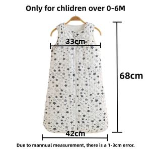 <span class=keywords><strong>Gigoteuse</strong></span> sans manches en polyester doux et confortable pour nouveau-né (0-6 mois) <span class=keywords><strong>avec</strong></span> imprimé étoiles, anti-coup de pied, pour printemps et automne - Product Image 3