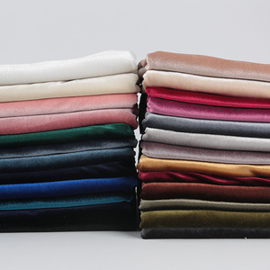 Tela de Terciopelo Coreana, Tela de Terciopelo Dorado, 100% Hilo de Poliéster, Peso Medio, de una Sola Cara, para Ropa, Juguetes y Textiles para el Hogar - Product Image 1