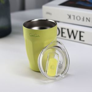 Vente en gros de tasses à café portables en acier inoxydable modernes de 280 ml, isolées sous vide, avec isolation thermique de 12 heures pour tous - Product Image 2