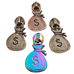 New Arrival bán buôn trang trí phim hoạt hình logo dây kéo puller <span class=keywords><strong>5</strong></span> # kim loại dây kéo kéo cho túi xách - Product Image 5