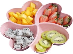 Antipasto piatto da portata infrangibile salsa di patatine per servire piatto diviso vassoio da portata multisezione per noci frutta secca - Product Image 3