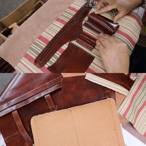 Vintage de haute qualité Supérieure En Cuir De Vachette Véritable Pour Hommes D'affaires En Cuir Mallette FOS-0004 - Product Image 5