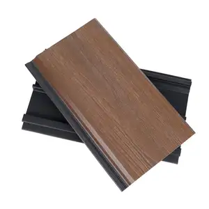 Building Construction Moisture Proof Modern Style Wpc Wood Plastic Composite outdoor wood grain composite Wall Panel Planks