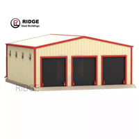 Kit de construction métallique pour entrepôt, hall ou hangar à ossature légère en acier